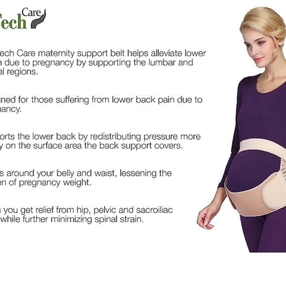 NeoTech Care Belly Band Maternity Belt | Abdomen, Waist, Pelvis & Back Support - Picture 3 of 5